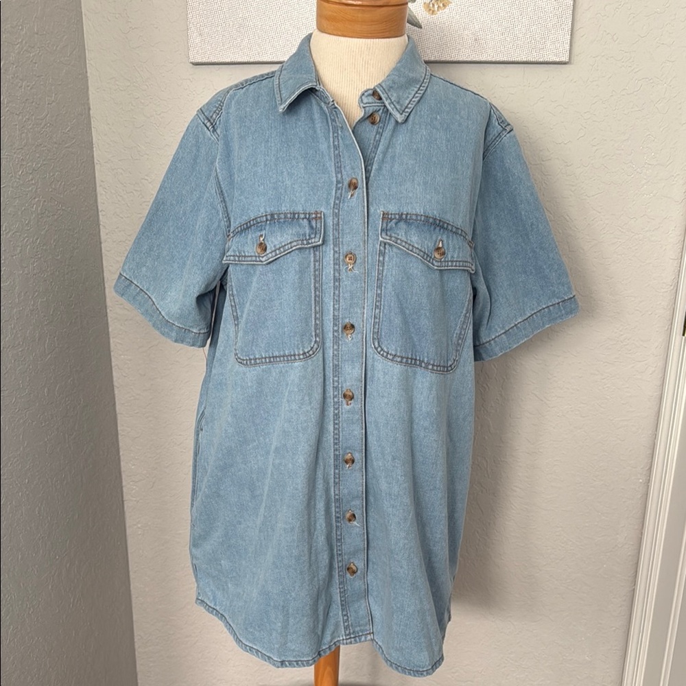 Light Blue Denim dress